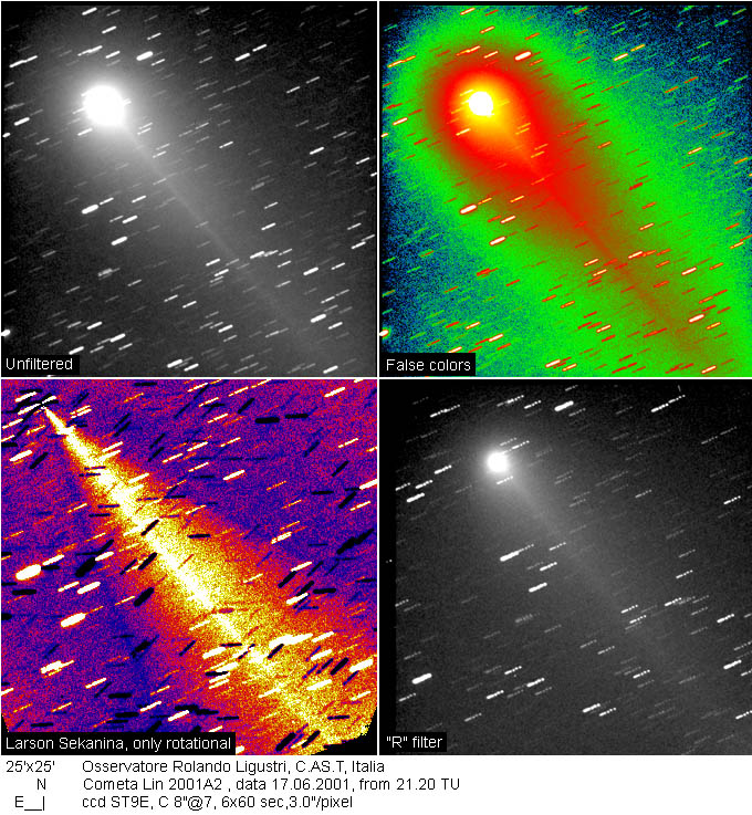 Comet Linear 2001 A2 from Latisana : 222 KB