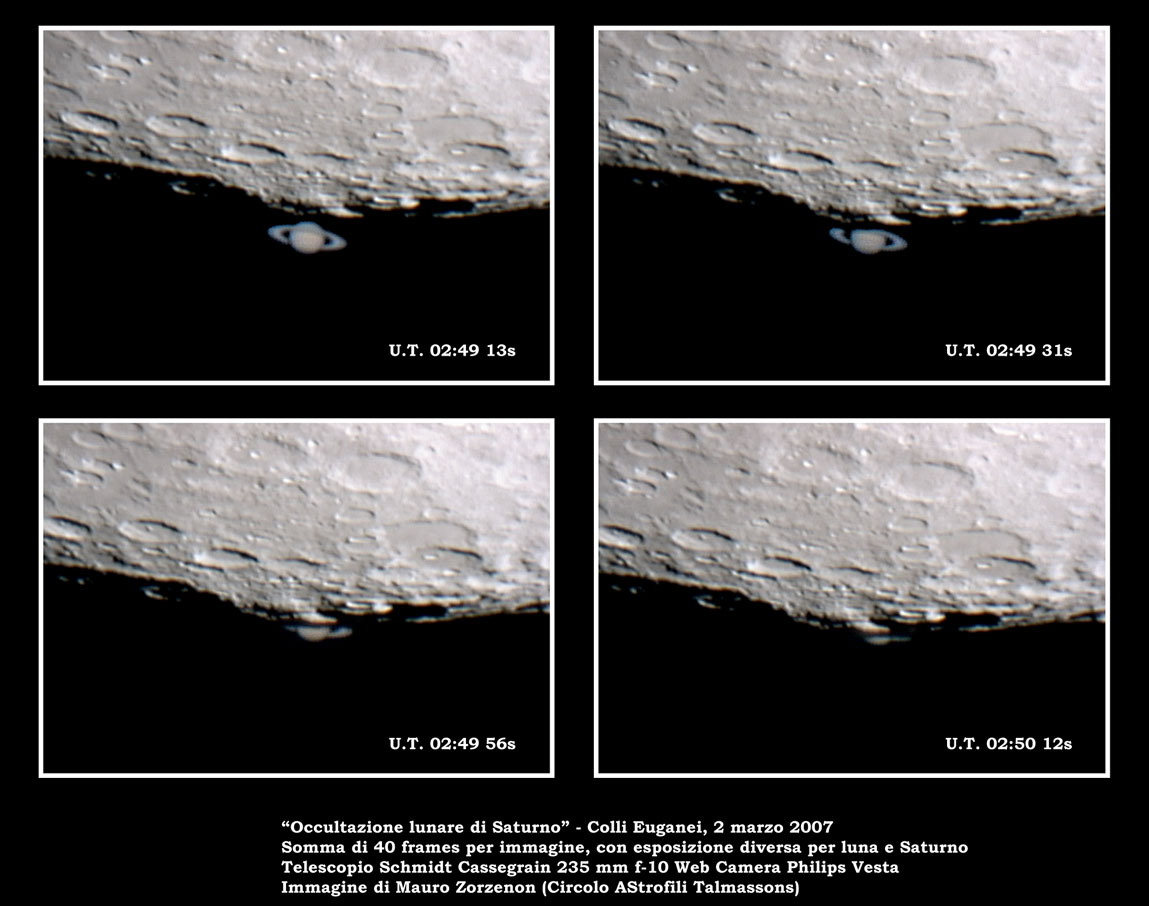 Saturn occultated by the Moon: 164 KB