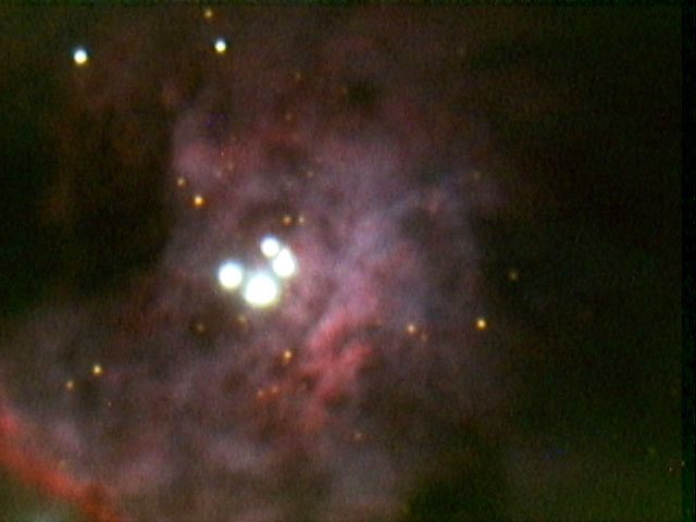a) Trapezium in Orion Nebula: 45 KB