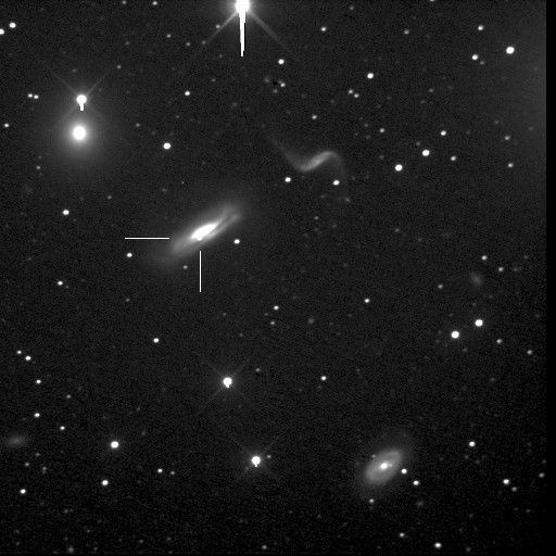 Immagini 2 e 3-SN 2002bo: 46+68 KB; Cliccando quest'immagine ne visualizzerete una identica senza le barrette identificatrici della supernova.