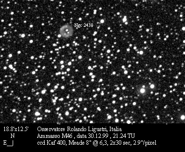 Open cluster M 46: 62 KB