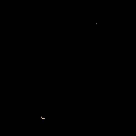 Conjunction Moon-Venus in 2007: 6 KB; click on the image to enlarge