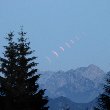 Partial eclipse photographed from Mount Zoncolan (Italy): 202 KB