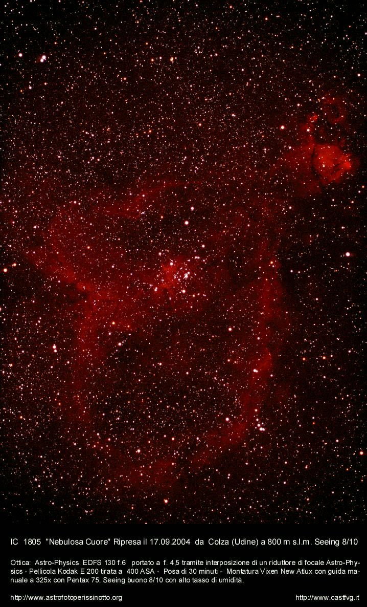 Nebulosa Cuore (IC 1805): 228 KB; click on the image to enlarge