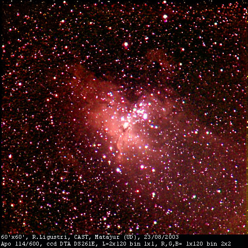 Aquila nebula (color): 115 KB