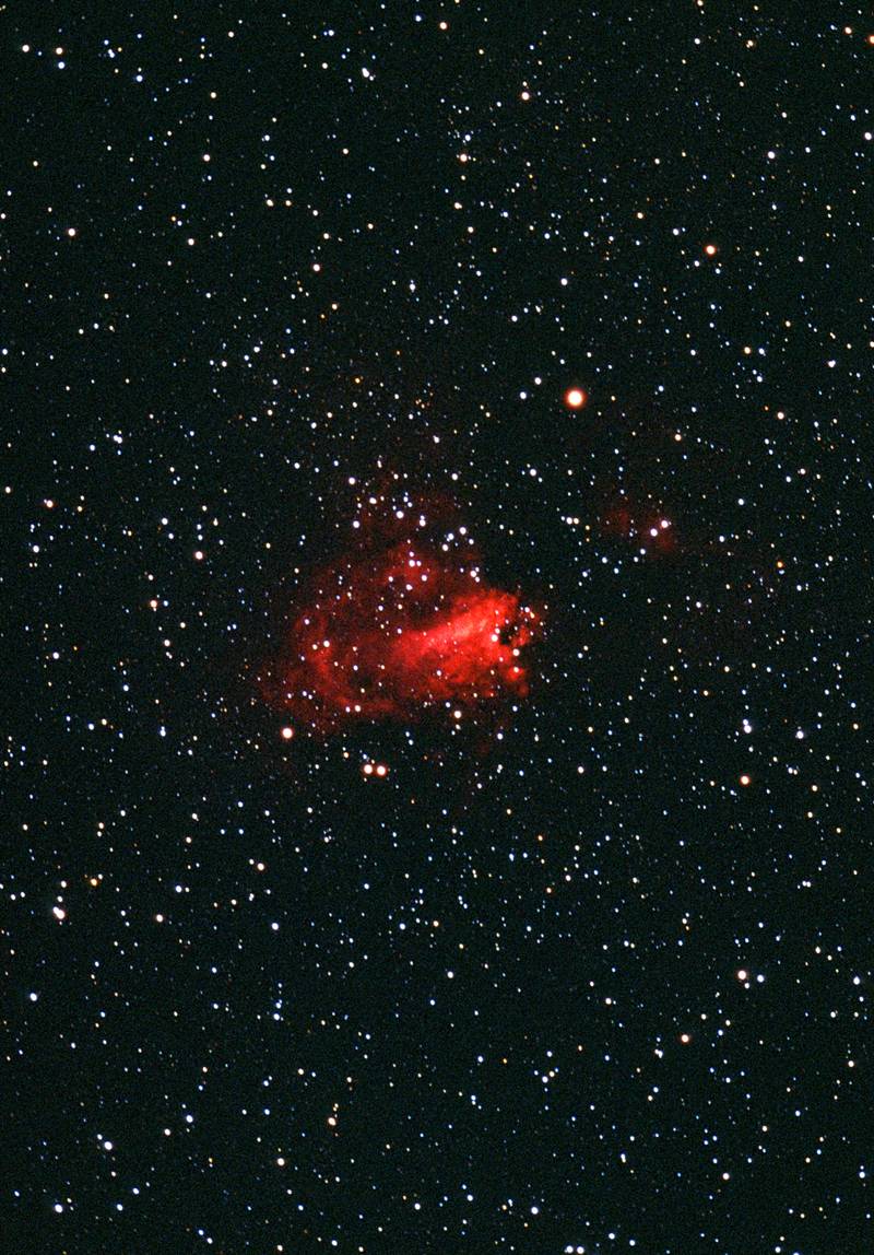 Omega Nebula: 130 KB; click on the image to enlarge