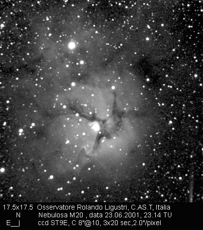 Trifid Nebula: 52 KB