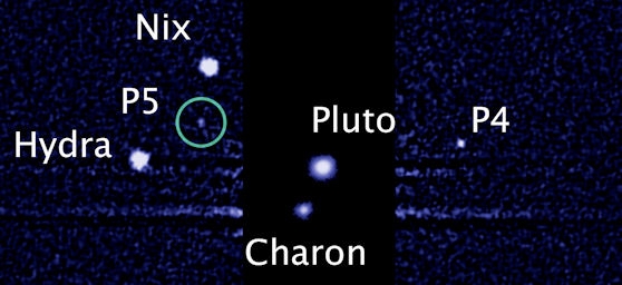 Pluto, Charon and new moons: 99 KB