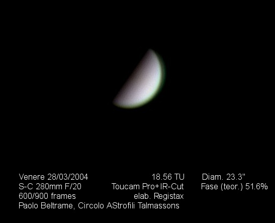 Venus in march 2004: 26 KB